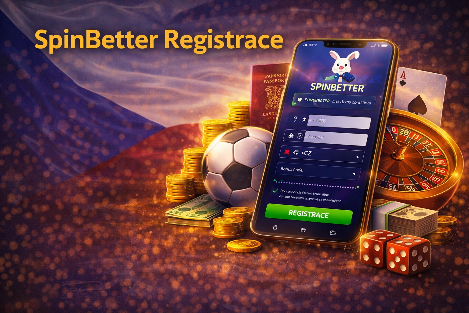 SpinBetter Registrace